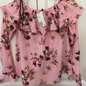 Divided Floral Top (Size 2)